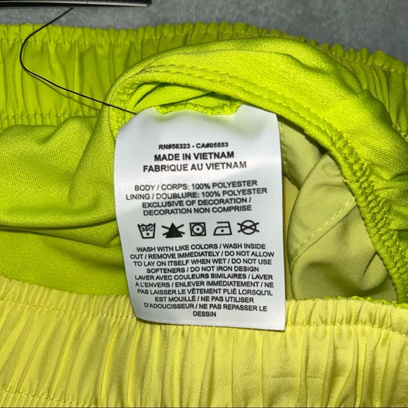 Women’s Nike dri-fit running shorts, XS, yellow/lime green - Picture 5 of 6